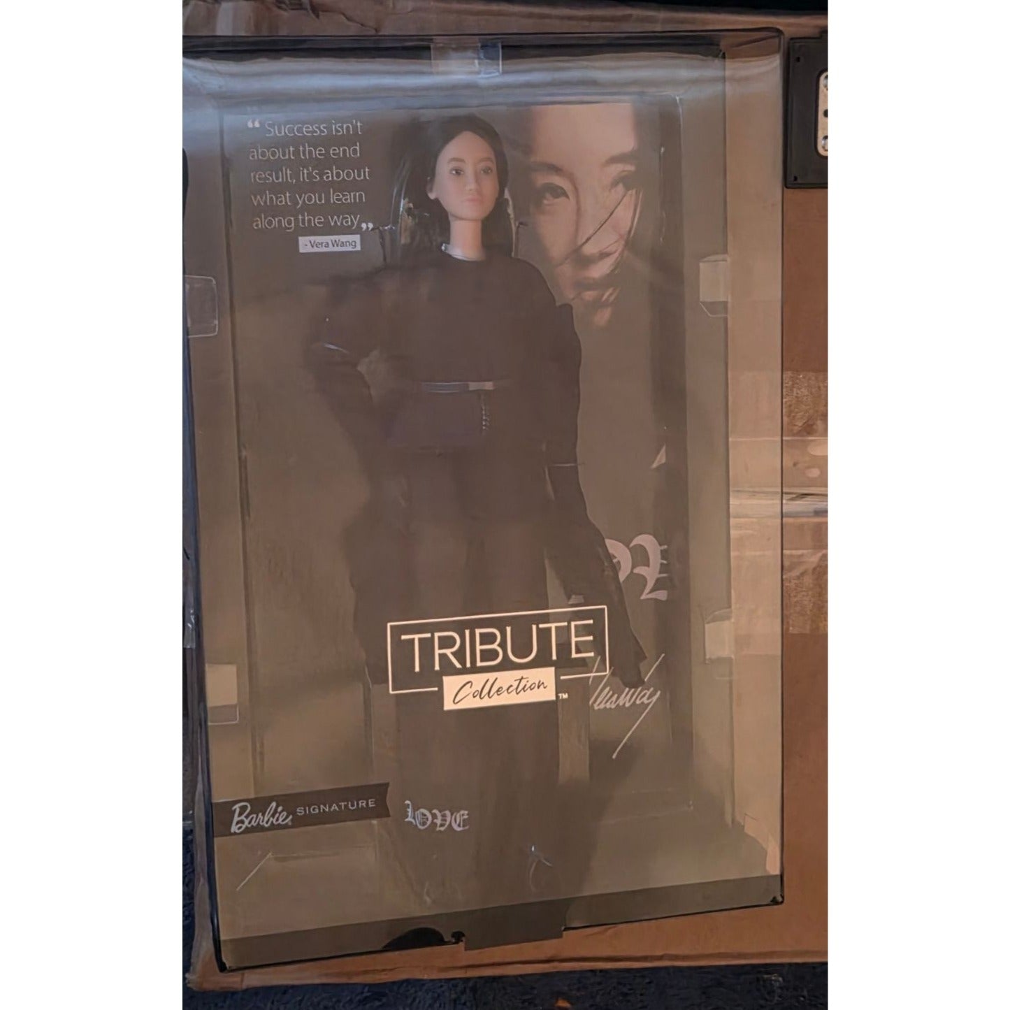 Vera Wang Barbie Doll Signature Tribute Collection 2022 Black Label w/COA
