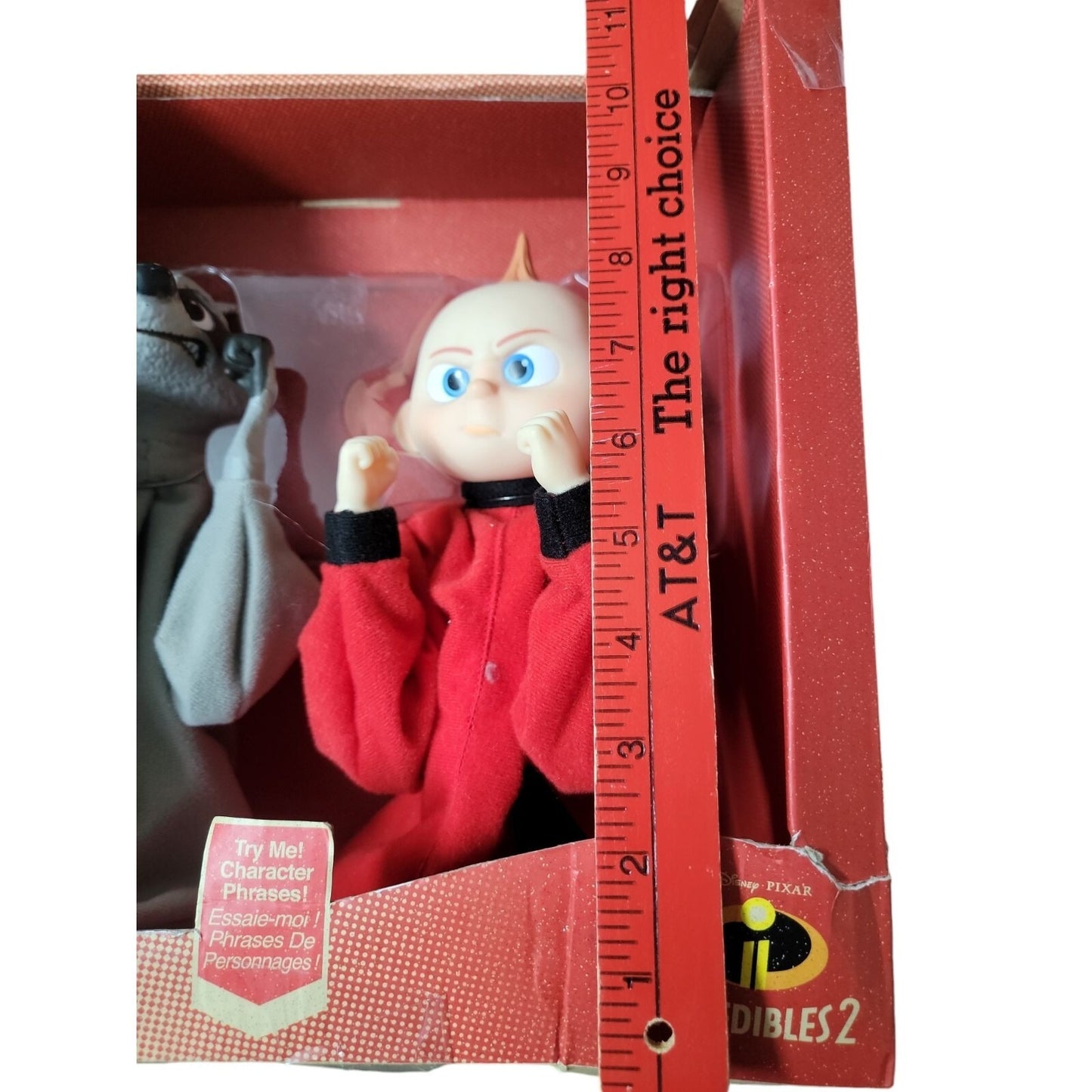 Disney Store Incredibles 2 Boxing Puppets Jack Jack & Racoon Character Toys