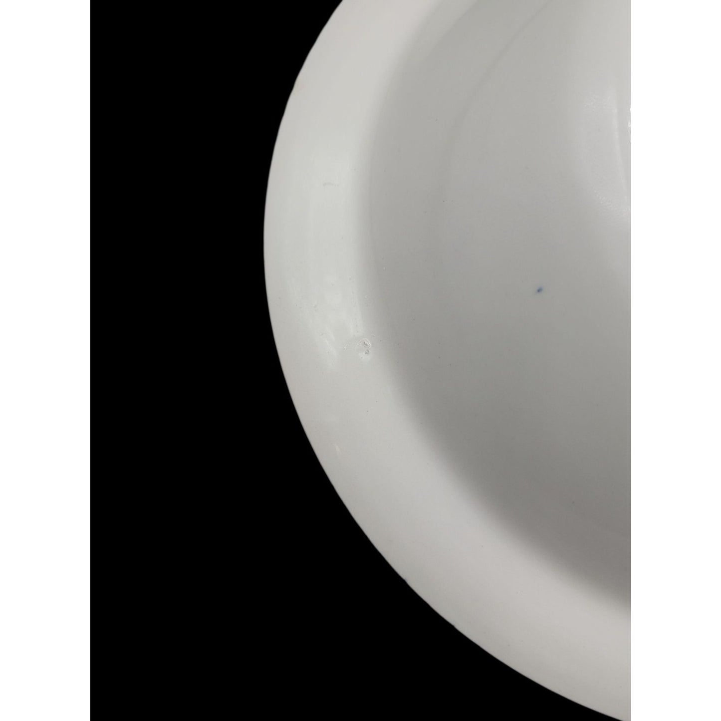 Country Life Blue Vegetable Serving Bowl 9" Currier & Ives Print Edwin Knowles