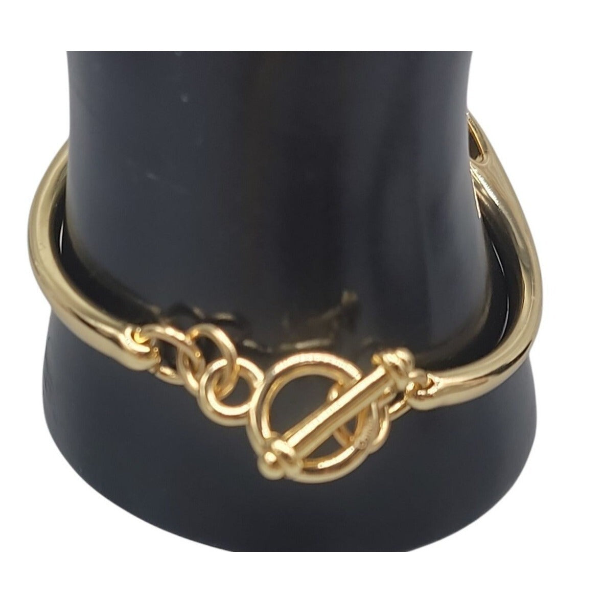 Roberto RFM L infinito Bracelet Bikini Line Gold Tone Metal Link Size 6.5"