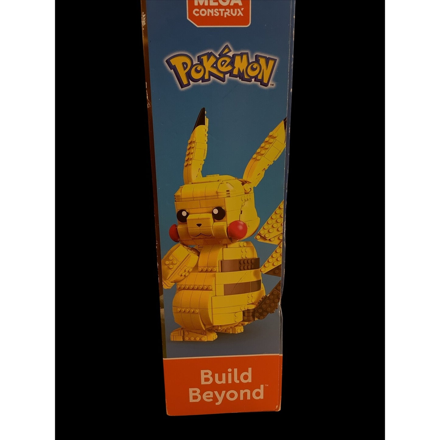 Mega Construx Pokemon JUMBO Pikachu Building Blocks Set 806pcs Distcontinued