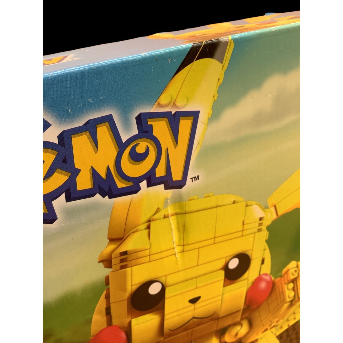 Mega Construx Pokemon JUMBO Pikachu Building Blocks Set 806pcs Distcontinued