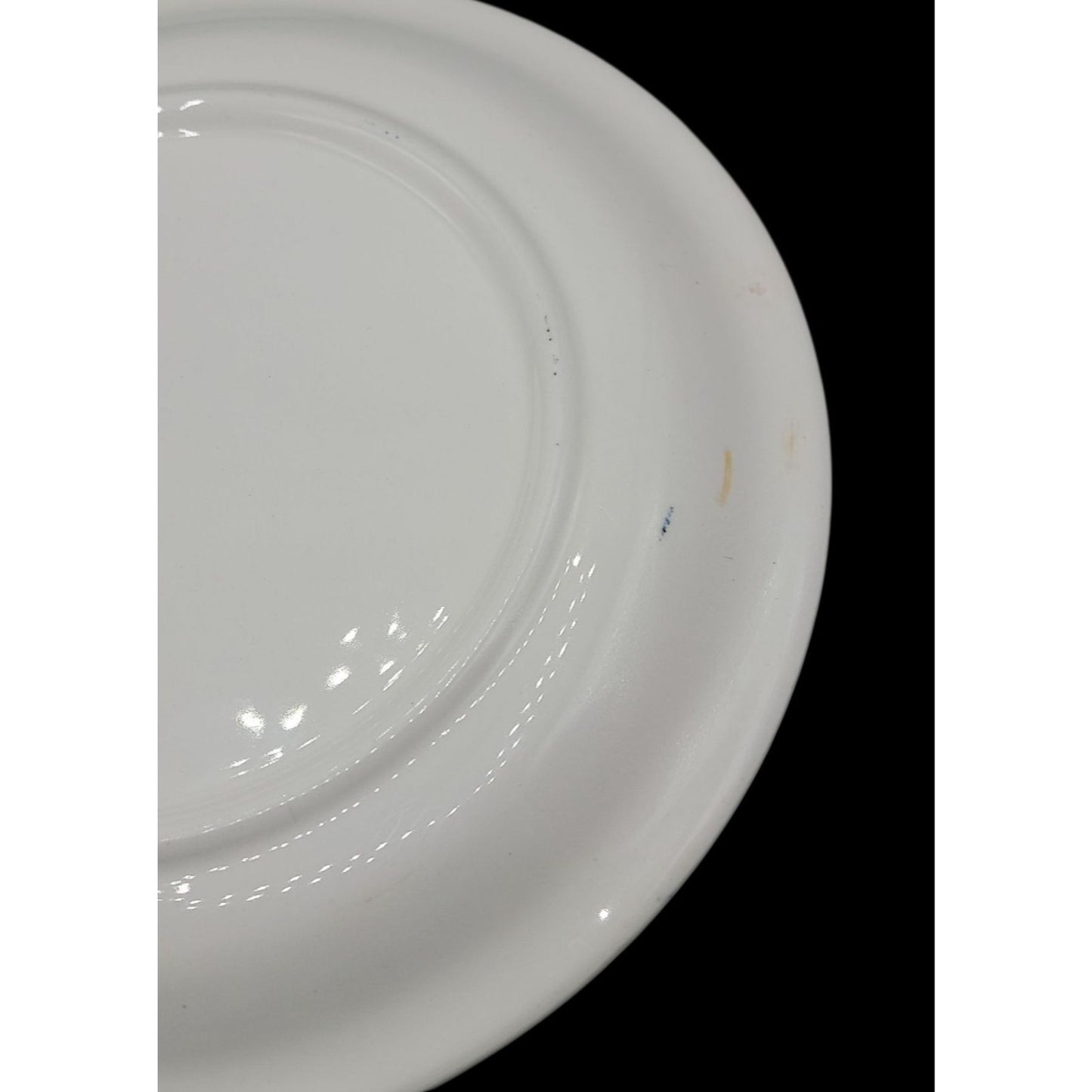 Country Life Blue Chop Plate Platter 11 1/8" Currier & Ives Print Edwin Knowles