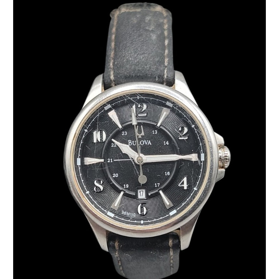 Bulova Adventurer Ladies Watch Quartz 96M110 Date Window 33mm 2011