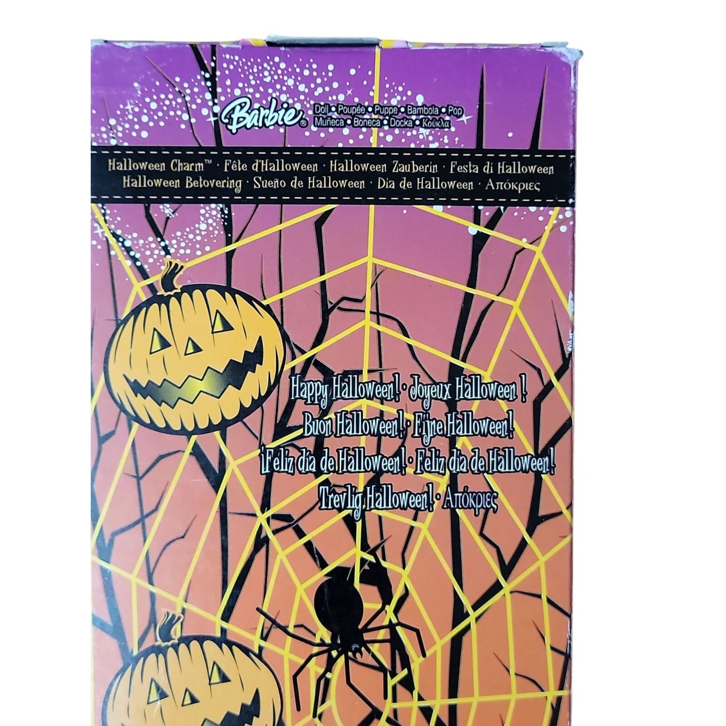 Barbie Halloween Charm Doll Multilingual 2006 Mattel #J9203 Witch Costume