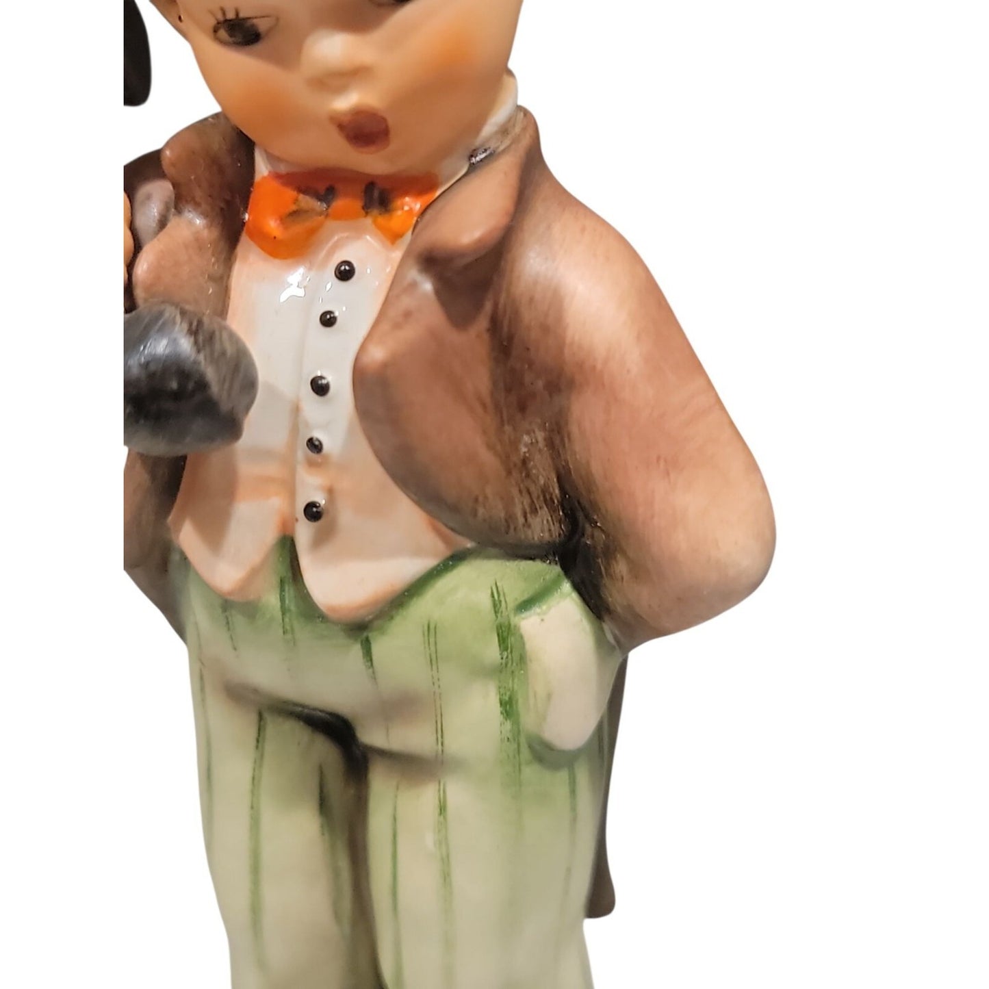 Goebel Hummel Hello Figurine 124/0 TMK3 Boy w/Phone Vintage W. Germany 6"