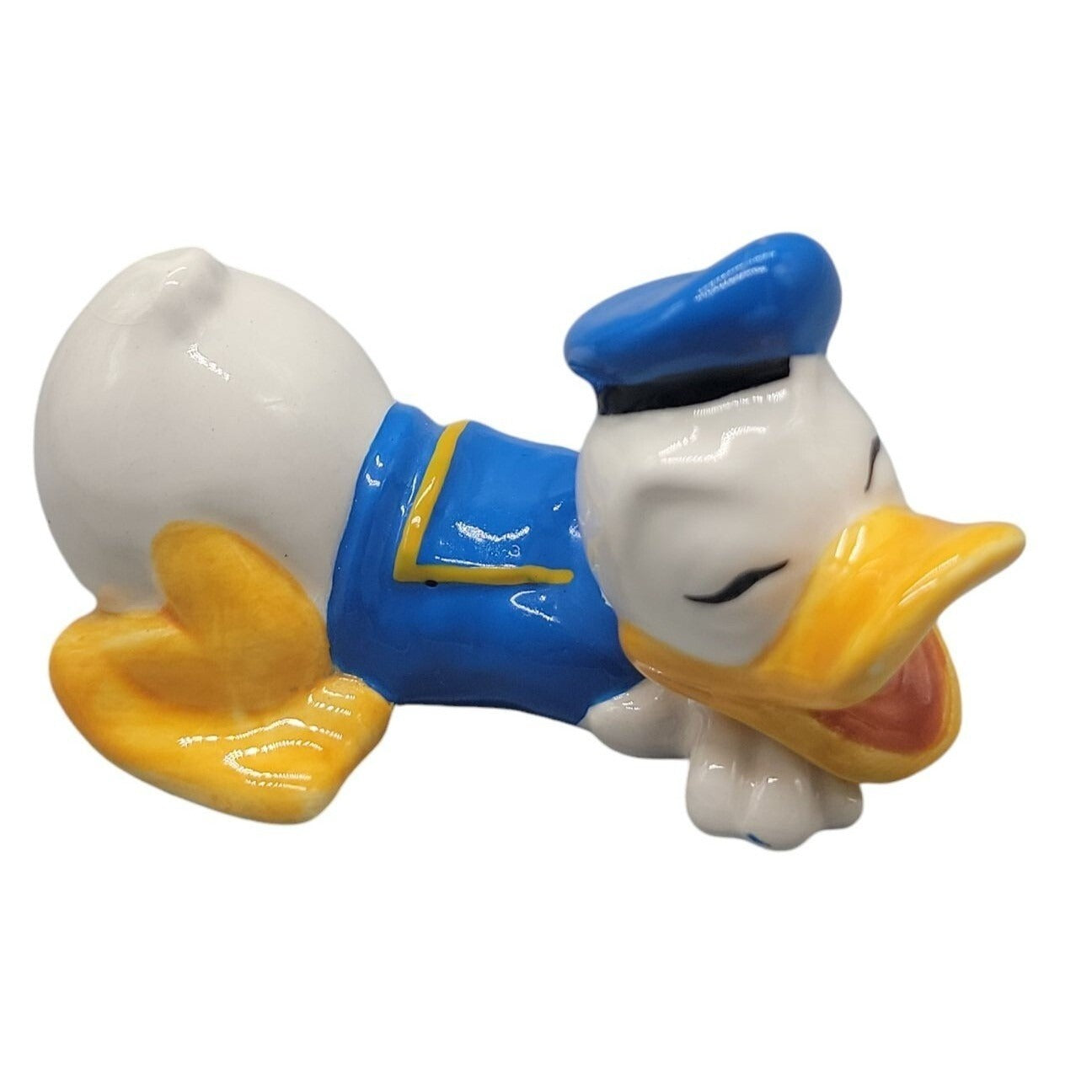 Ensco Disney Donald Duck Figurine Mickey & Co Porcelain Vintage 3" x 2" 1960s