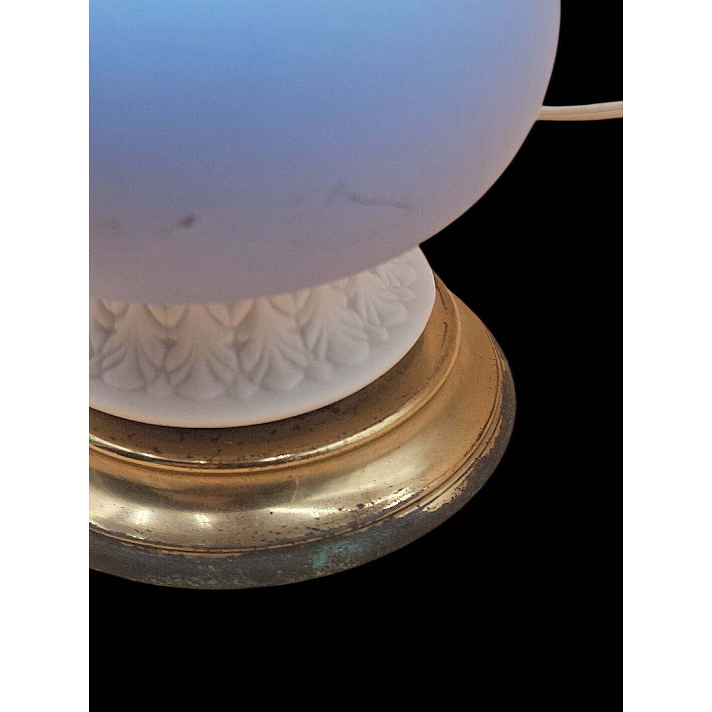Antique Wedgwood Light Blue Jasperware Table Lamp England Jasperware Stoneware
