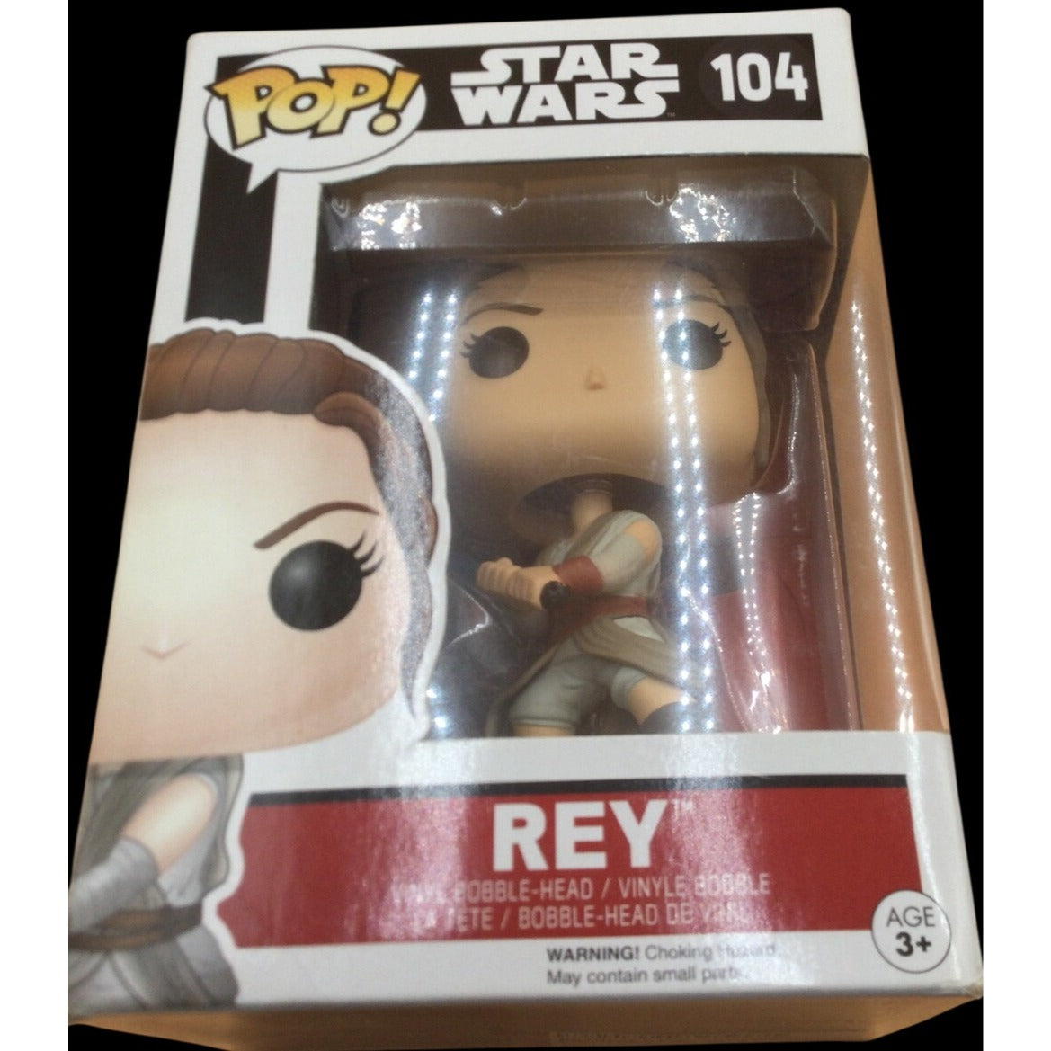 Funko POP! Star Wars The Force Awakens Rey Vinyl Bobblehead Figure #104