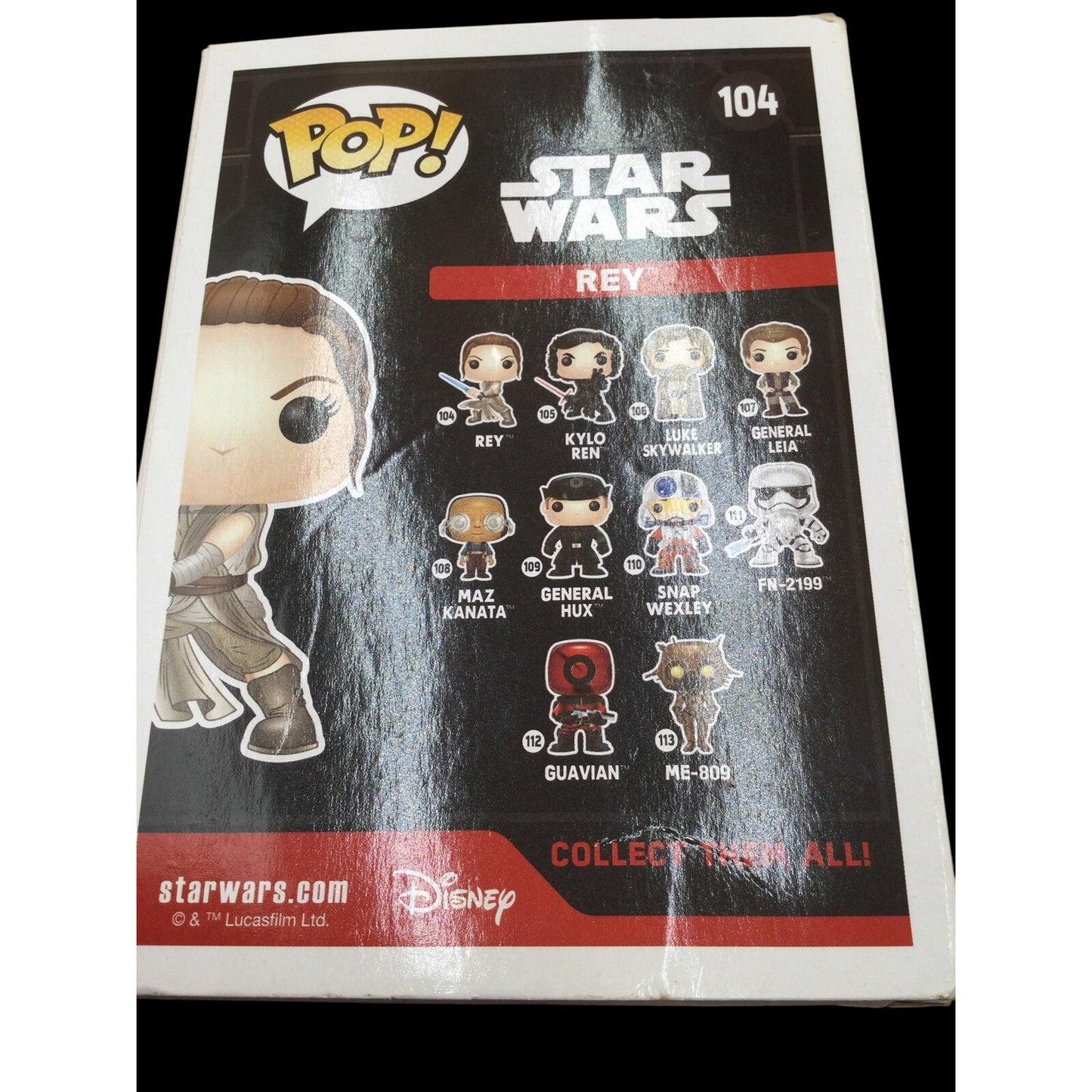 Funko POP! Star Wars The Force Awakens Rey Vinyl Bobblehead Figure #104