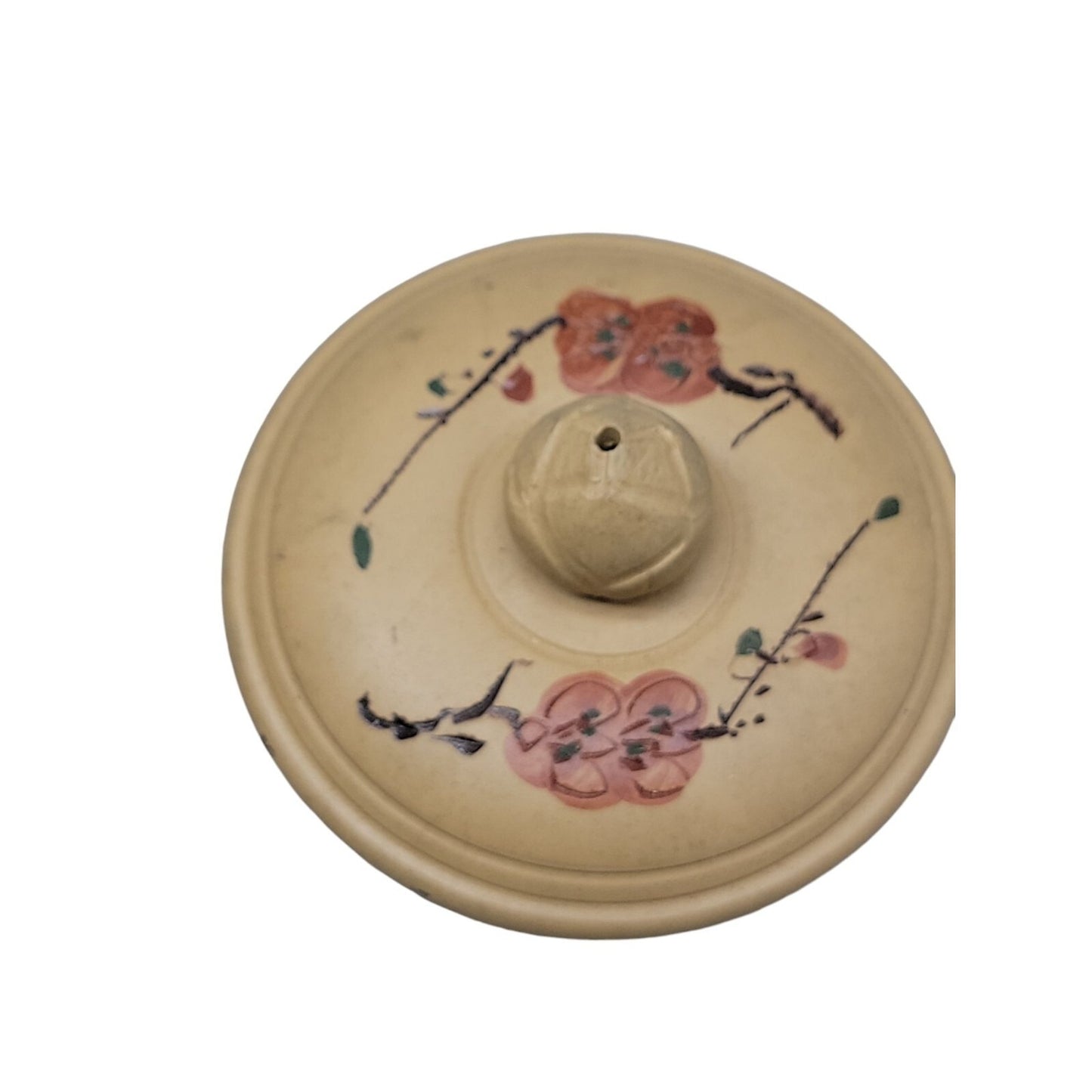 Vintage Chinese Yixing Zisha Teapot Duanni Clay Bird & Flowers Calligraphy 1980s