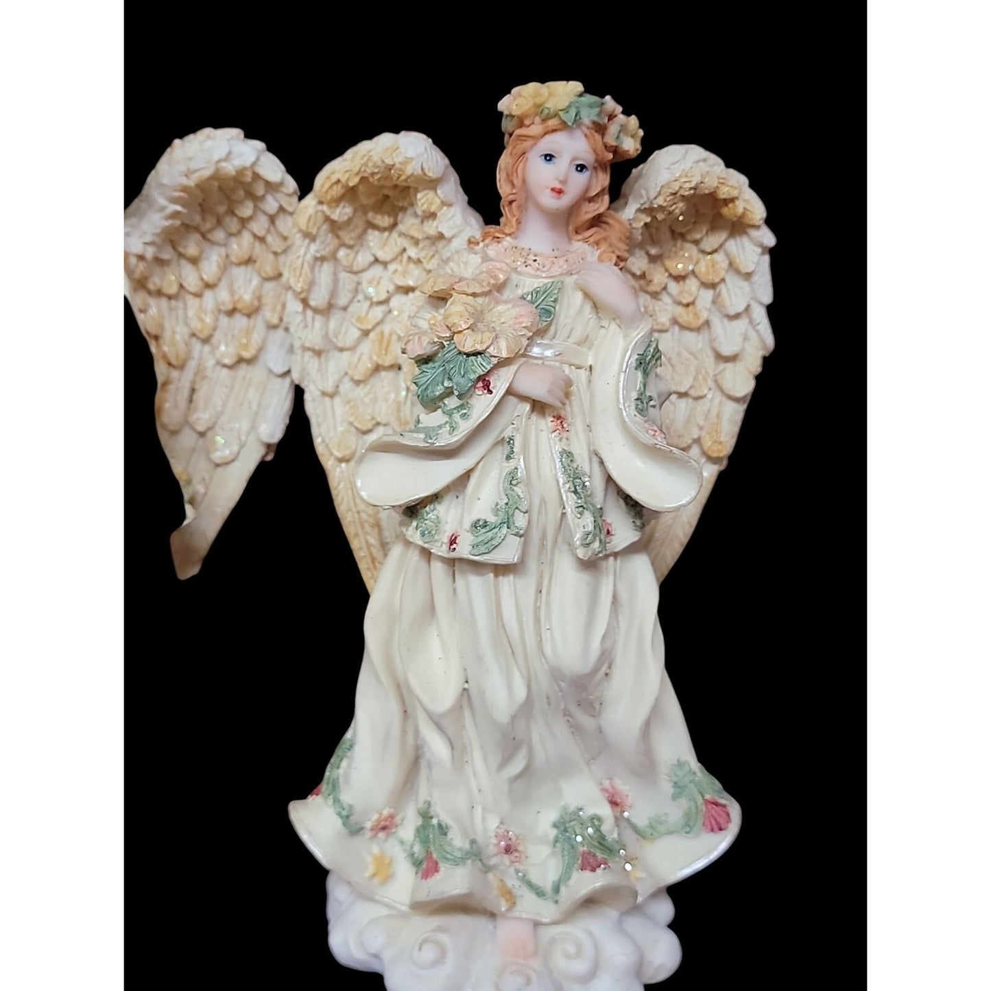 Megan's Collection Heavenly Angel's Figurines 7.5" Resin 4705-1 & 4 Collectors