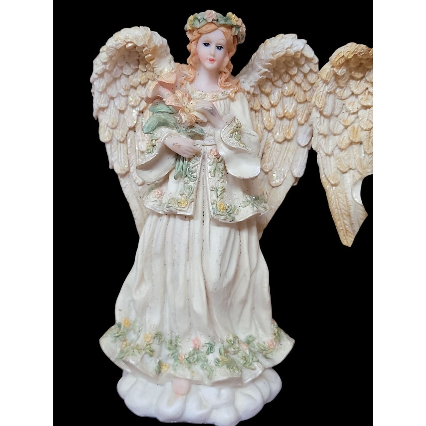 Megan's Collection Heavenly Angel's Figurines 7.5" Resin 4705-1 & 4 Collectors