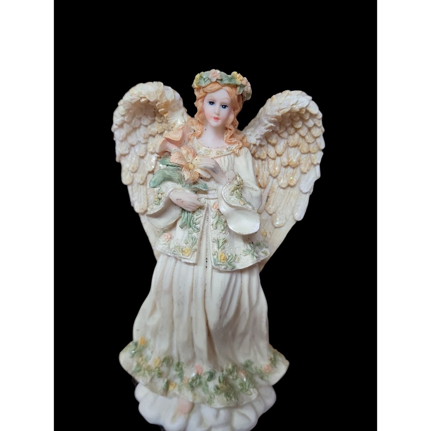 Megan's Collection Heavenly Angel's Figurines 7.5" Resin 4705-1 & 4 Collectors