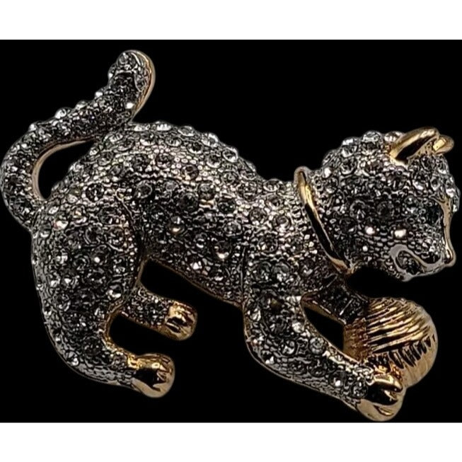 Cat Jewerly Lot 4 Kitty Pins Brooches Bracelet Sterling Silver Necklace