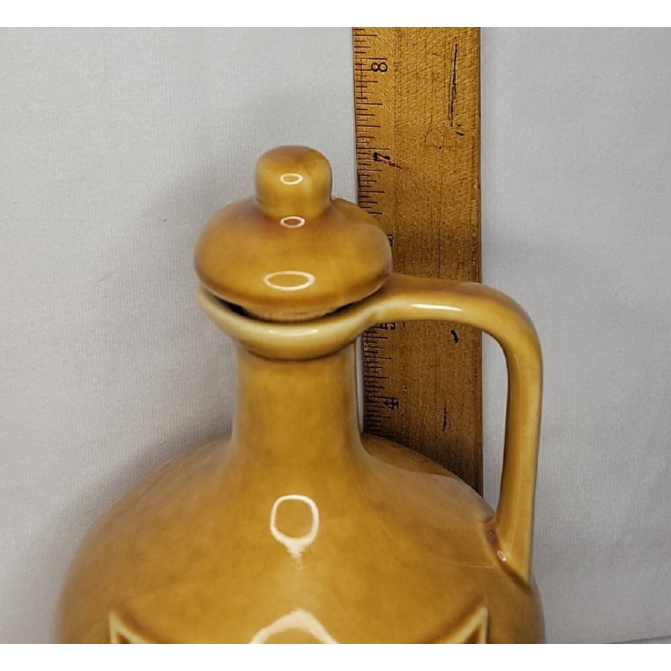 Antique Vinho do Porto Bottle Port Wine Glazed Stoneware Douro Portugal Stopper