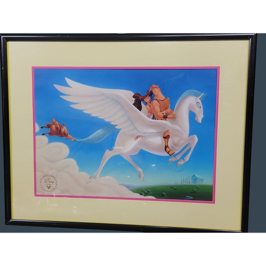 Hercules Lithograph I Dont Care How Far The Distance Disney Store Exclusive 1997
