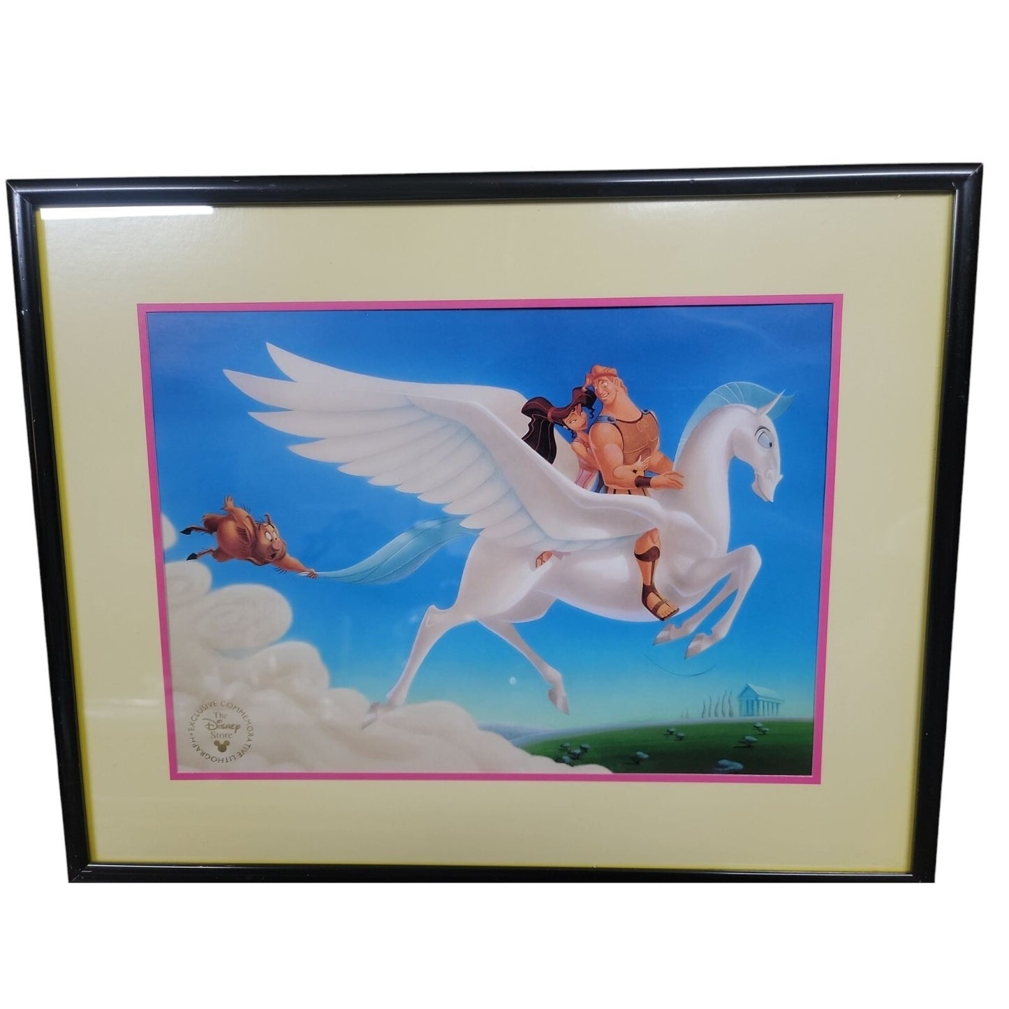 Hercules Lithograph I Dont Care How Far The Distance Disney Store Exclusive 1997