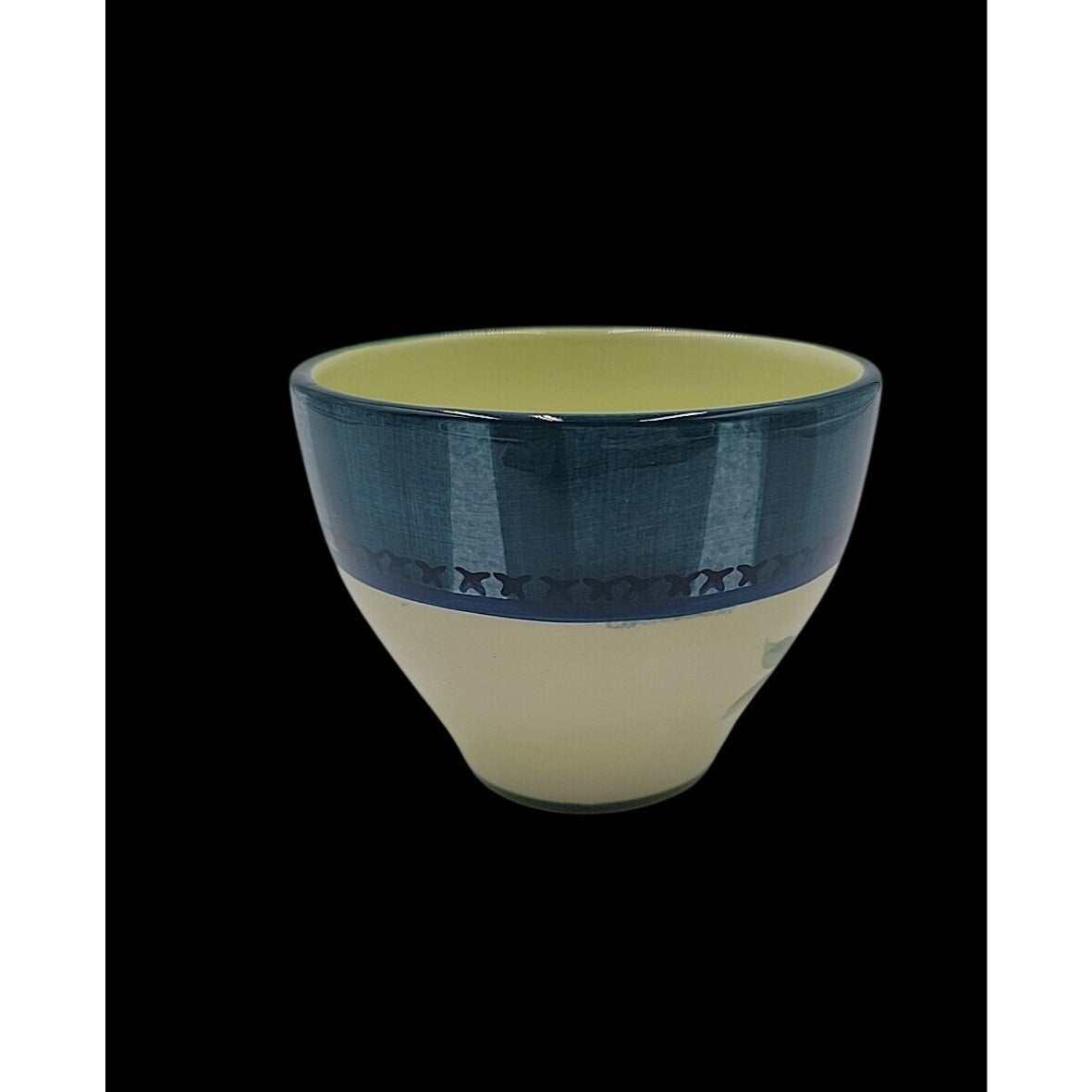Verona by PFALTZGRAFF Large Coffee Mug Blue Green Flower Mid Century Modern