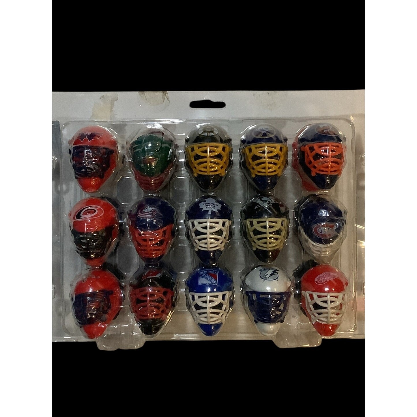 NHL Franklin Goalie Mask Tracker Set 15 Collectible Mini Helmets