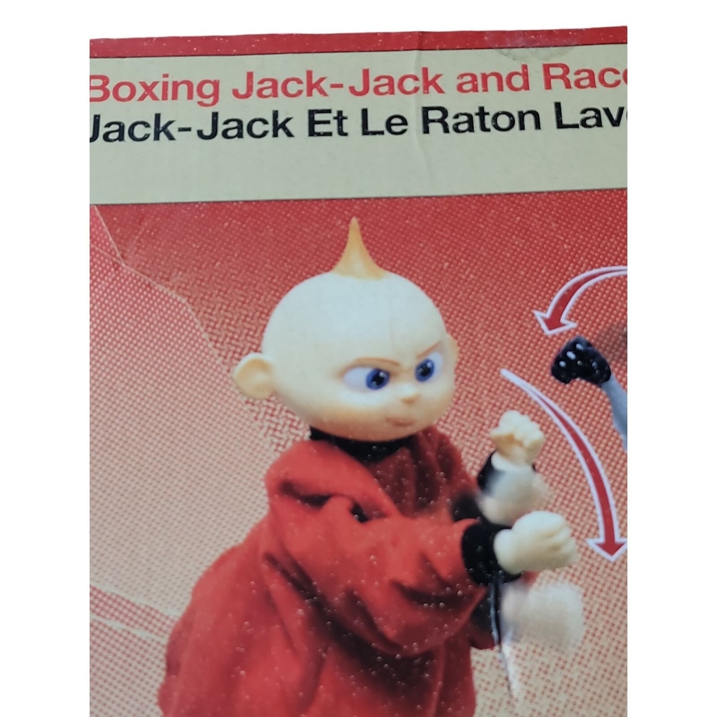 Disney Store Incredibles 2 Boxing Puppets Jack Jack & Racoon Character Toys