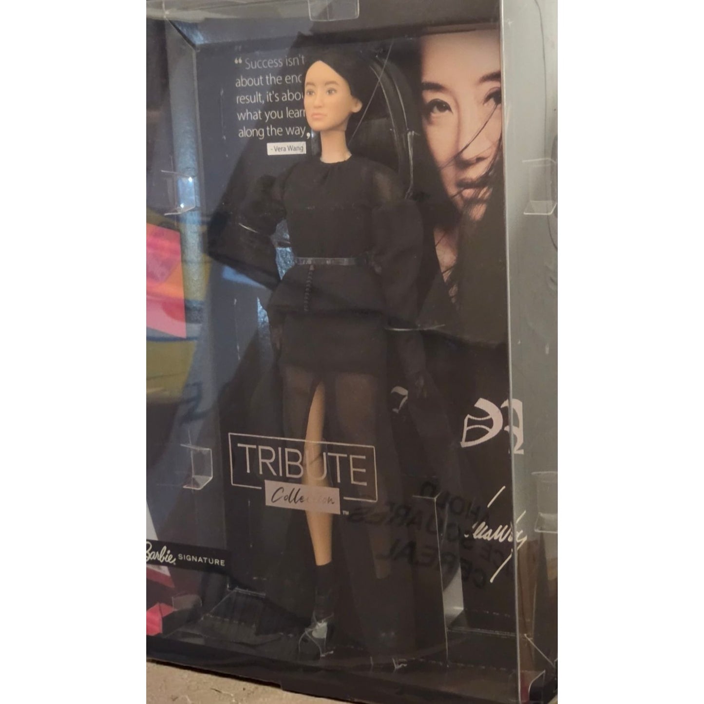 Vera Wang Barbie Doll Signature Tribute Collection 2022 Black Label w/COA