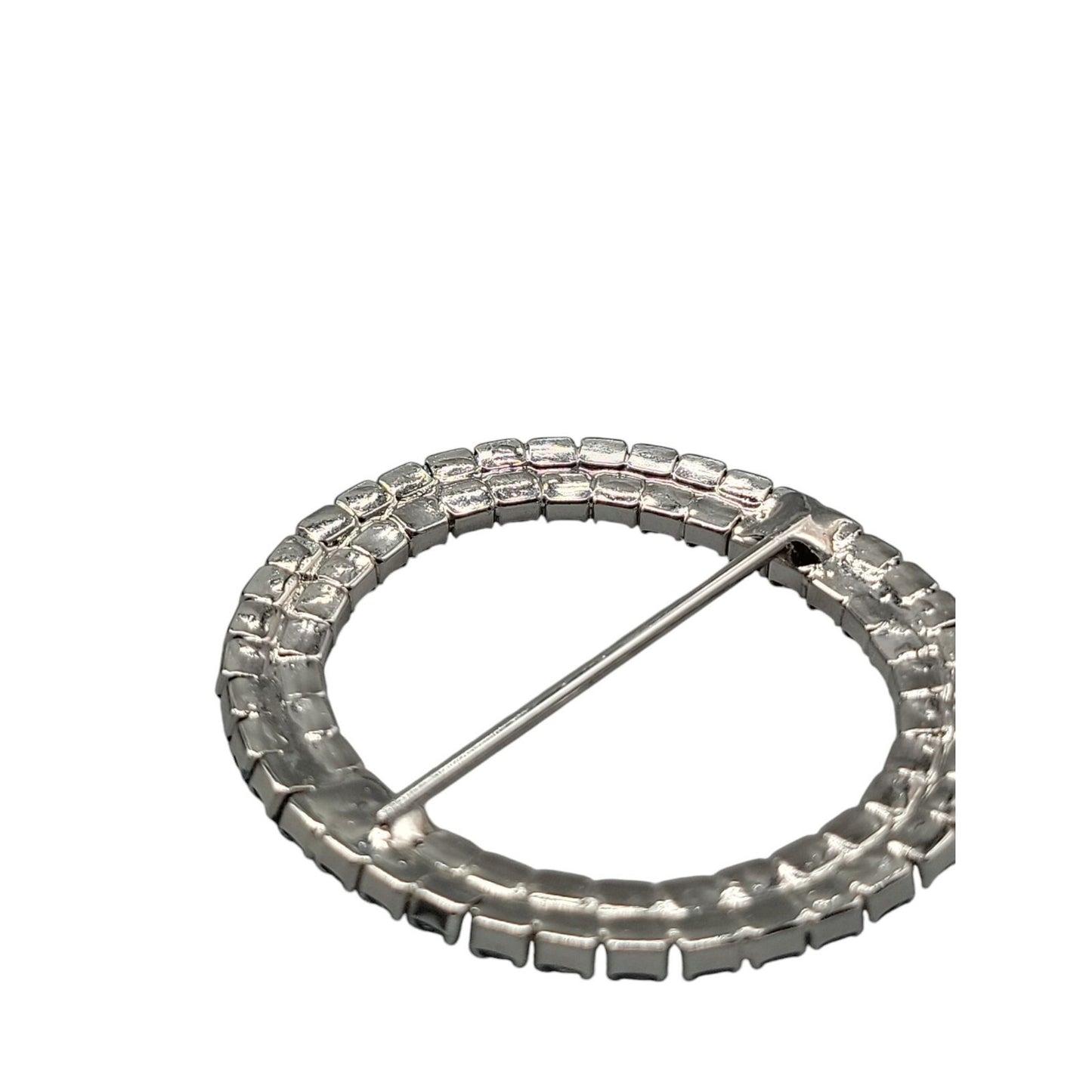 Double Row Rhinestone Buckle for Scarfs Jackets Coat Skirts Dresses or Knitwear