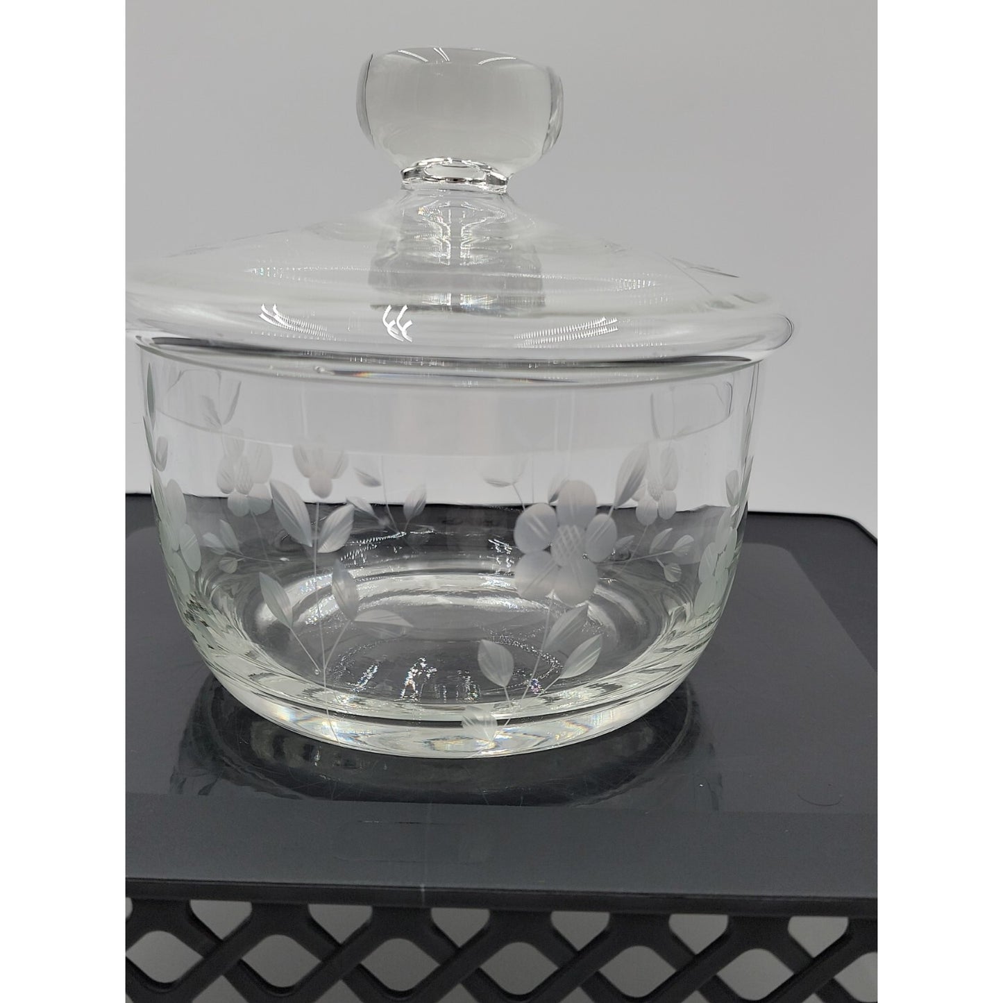 Vintage Princess House Heritage 1.5 Qt Round Glass Casserole Soufflé Dish 472