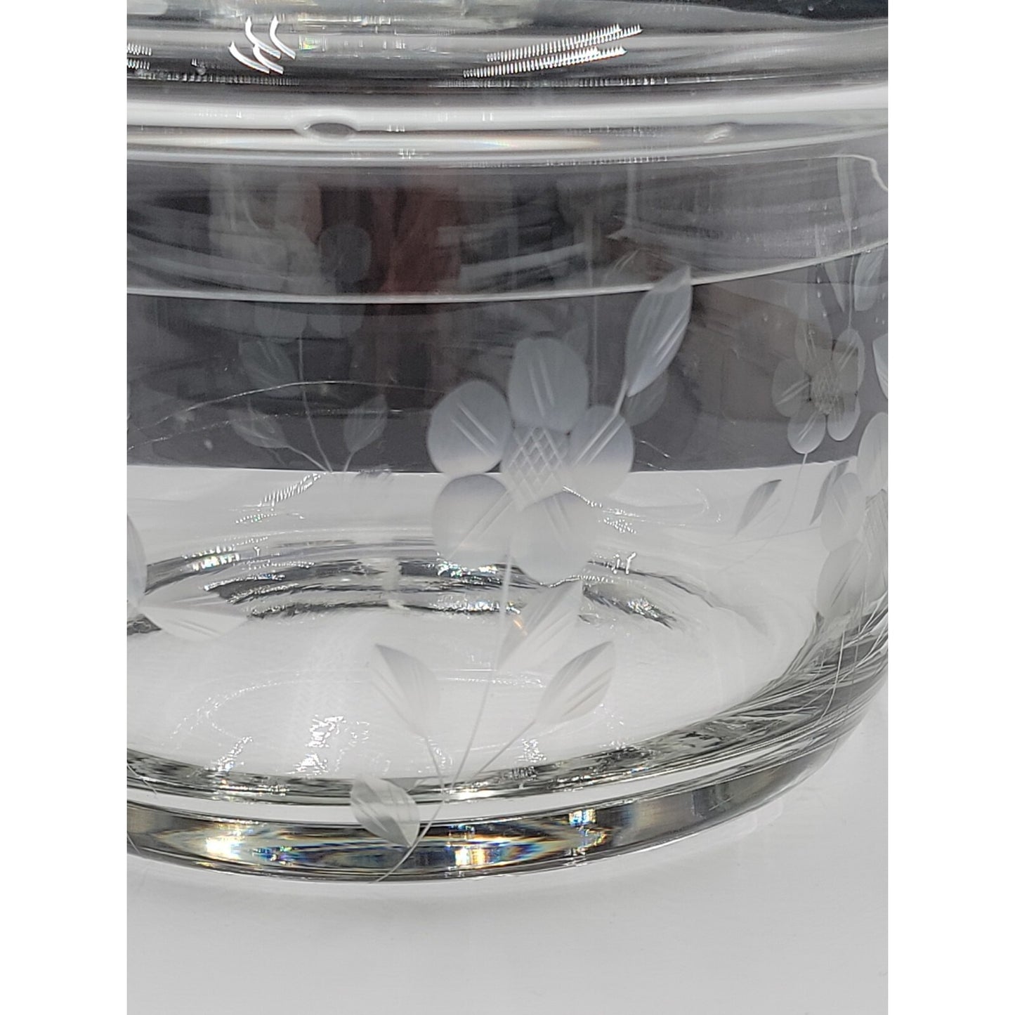 Vintage Princess House Heritage 1.5 Qt Round Glass Casserole Soufflé Dish 472
