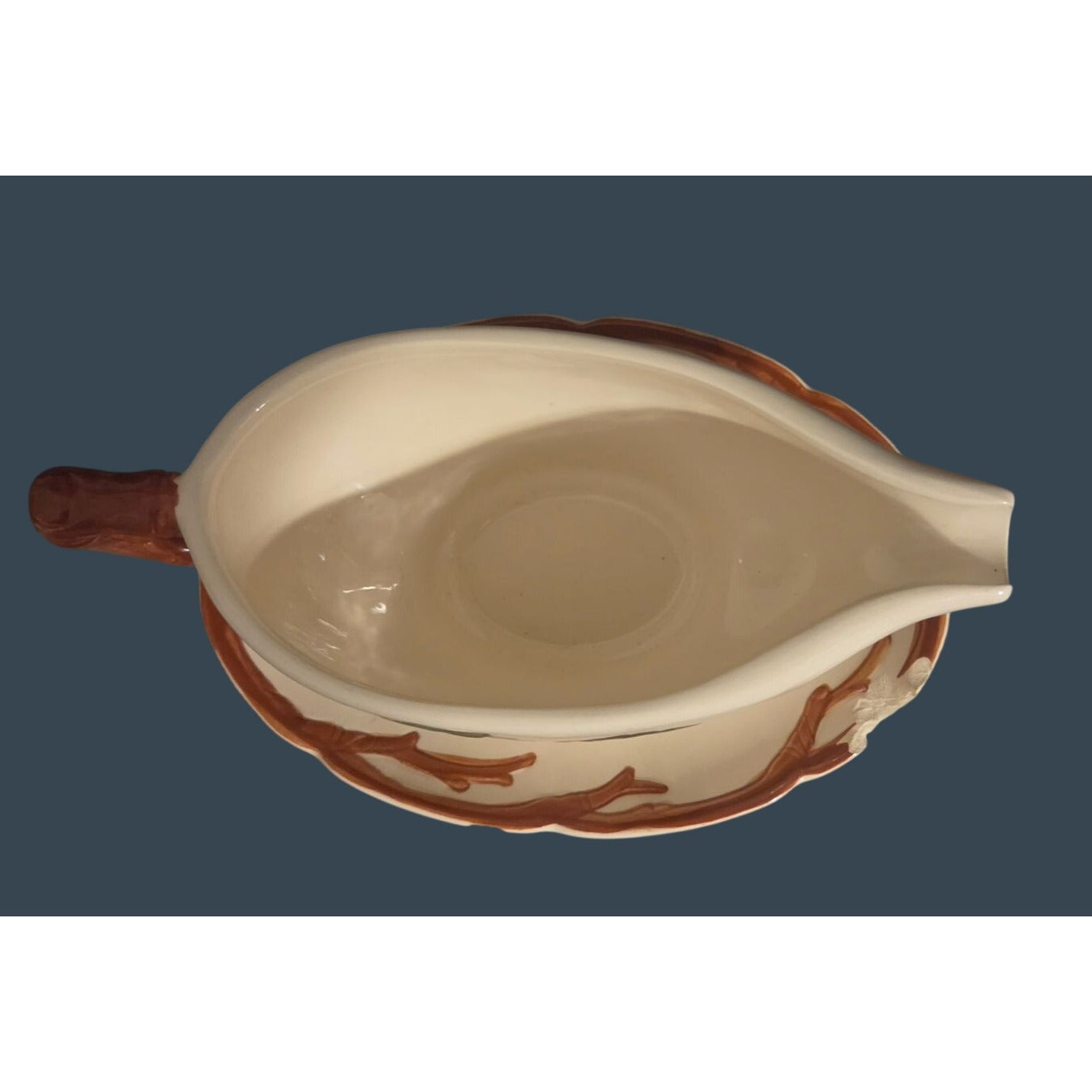 Franciscan Apple Gravy Boat Attached Underplate 1953 GMCB Mark Vintage Collector