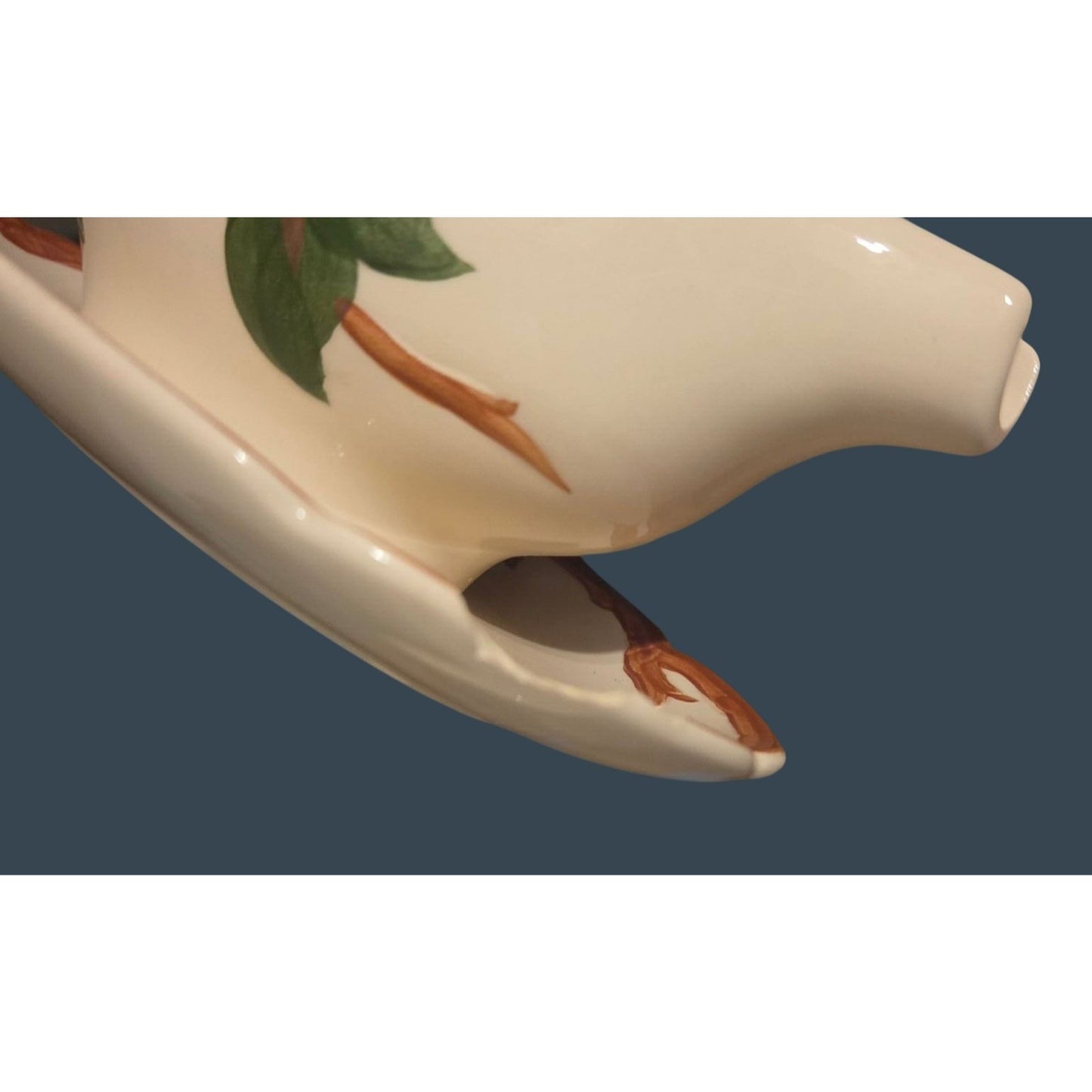 Franciscan Apple Gravy Boat Attached Underplate 1953 GMCB Mark Vintage Collector