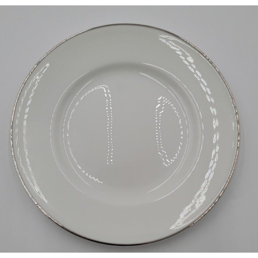 Crown Staffordshire Bone China Platinum Band 6" Dessert Plate Federated Store