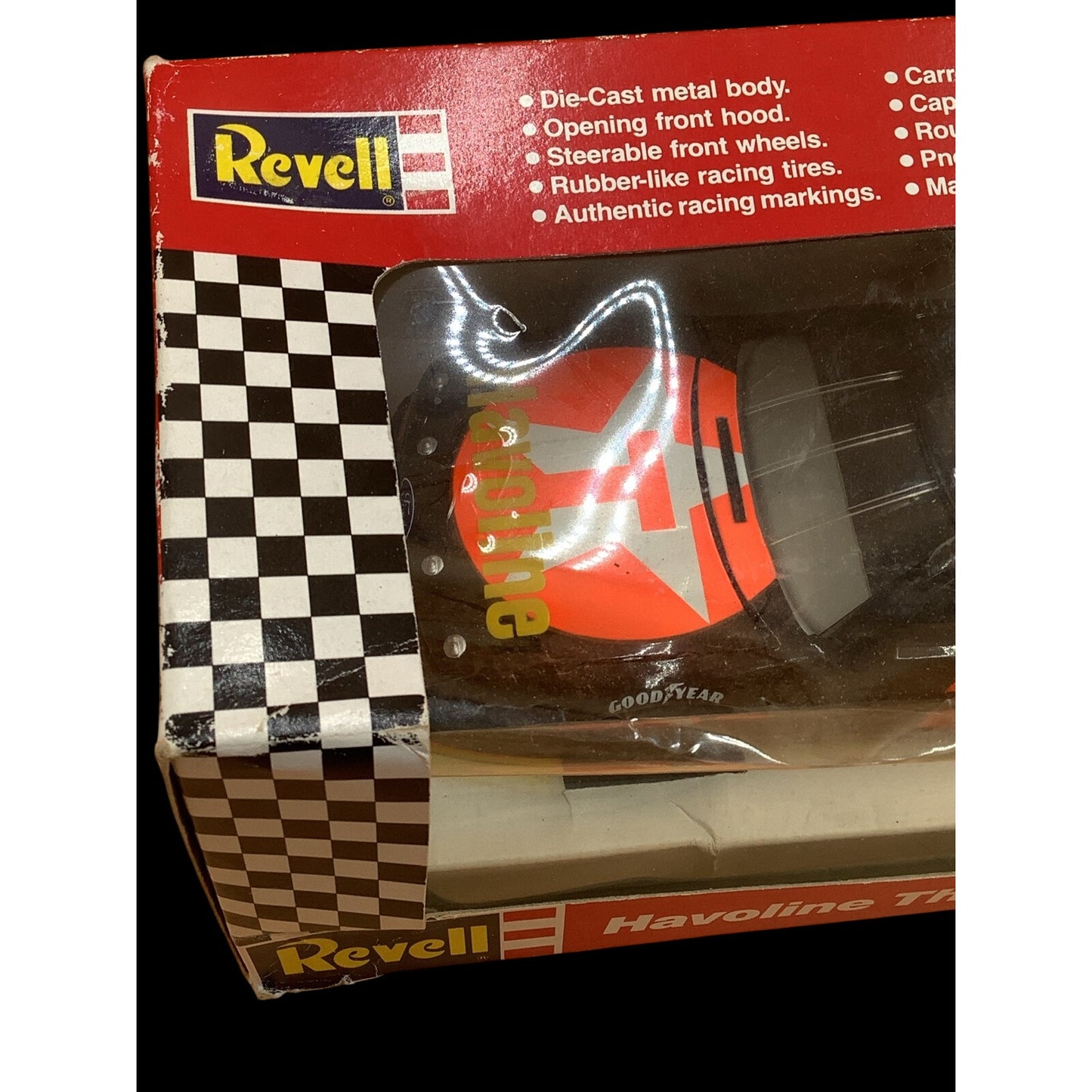 Vtg Revell Texaco Havoline Thunderbird~Davey Allison #28 1/24 Die-Cast 1991