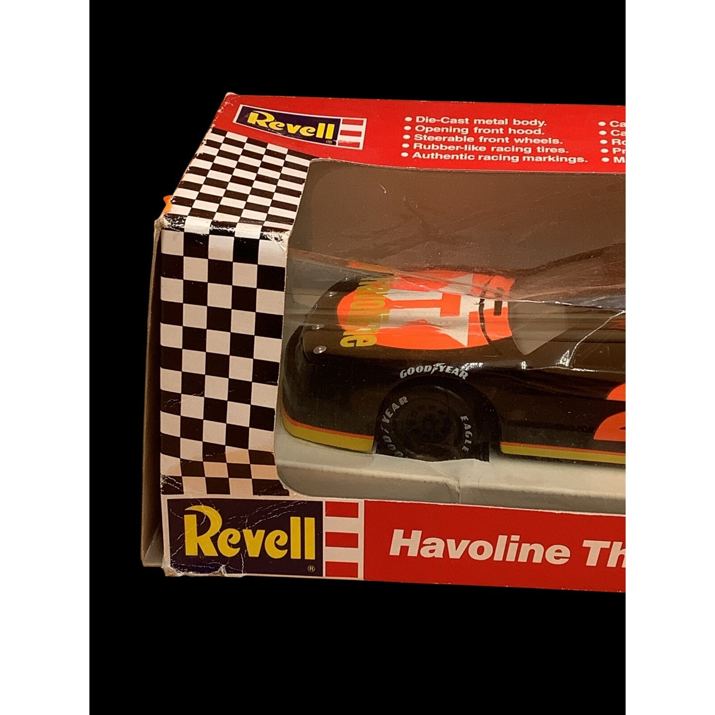 Vtg Revell Texaco Havoline Thunderbird~Davey Allison #28 1/24 Die-Cast 1991