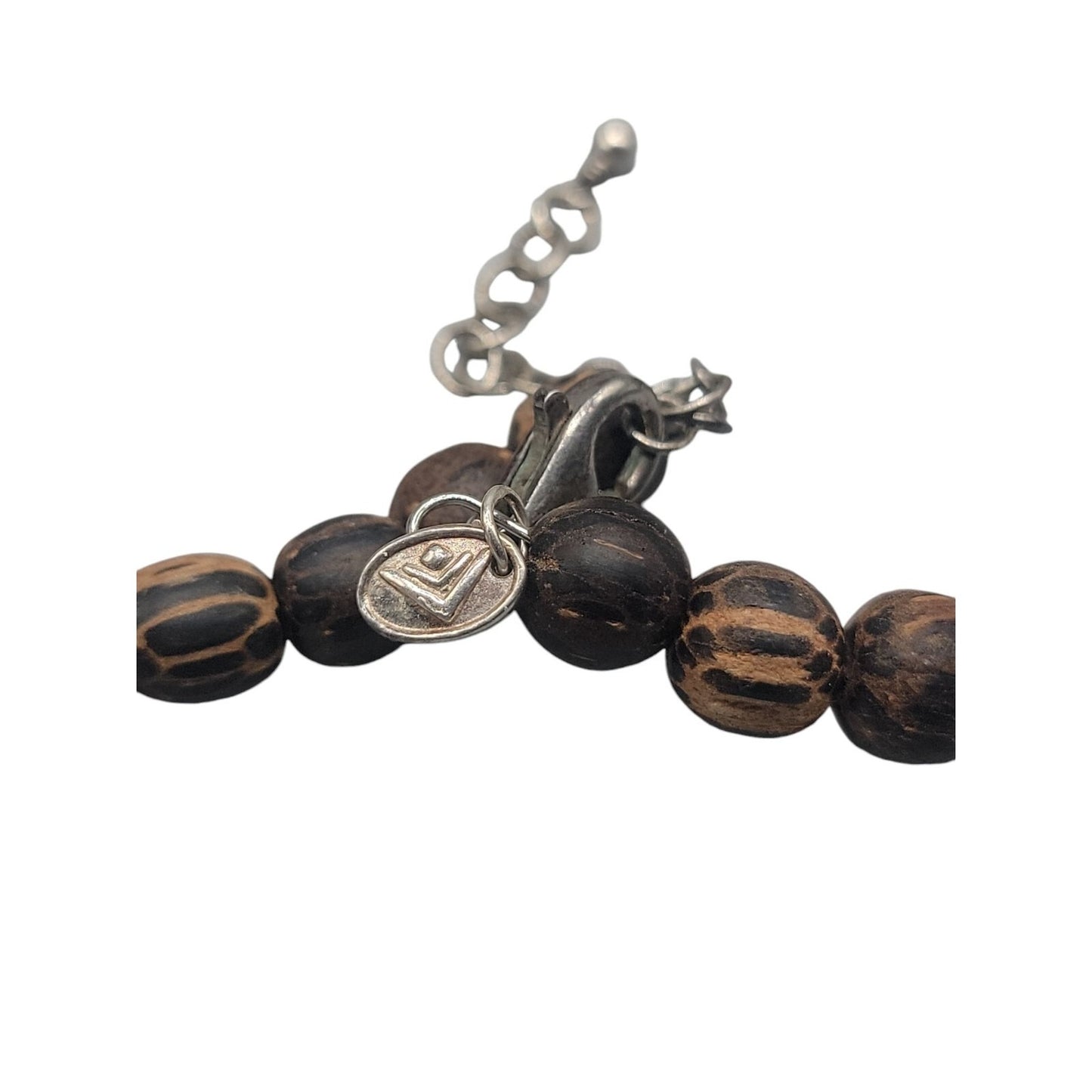 Silpada Honey Jade Tigers Eye Set N1361 925 & Wood Necklace Earrings Bracelet