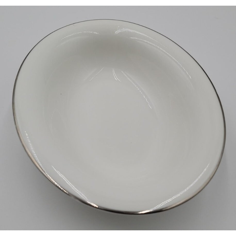 Crown Staffordshire Bone China Platinum Band Oval Vegetable Bowl Federated Store