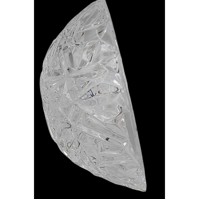 Tiffany & Co Janus Rock Cut Crystal Candy Bowl 6" Signed Model Name Discontinued