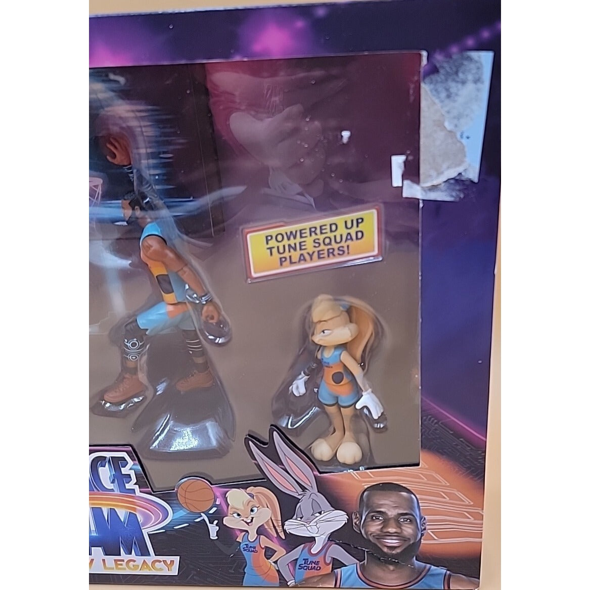 Space Jam A New Legacy Elite Tune Squad Four Figure Set Chronos LeBron James