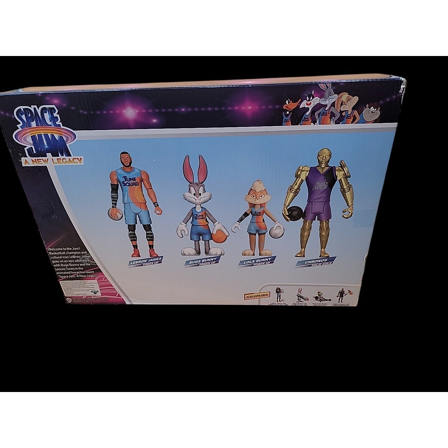 Space Jam A New Legacy Elite Tune Squad Four Figure Set Chronos LeBron James