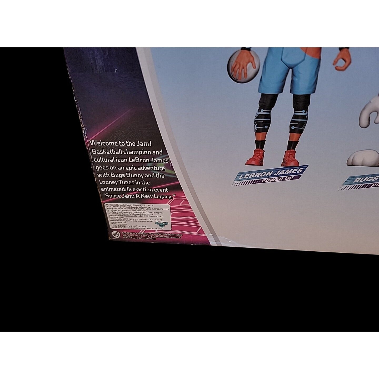 Space Jam A New Legacy Elite Tune Squad Four Figure Set Chronos LeBron James
