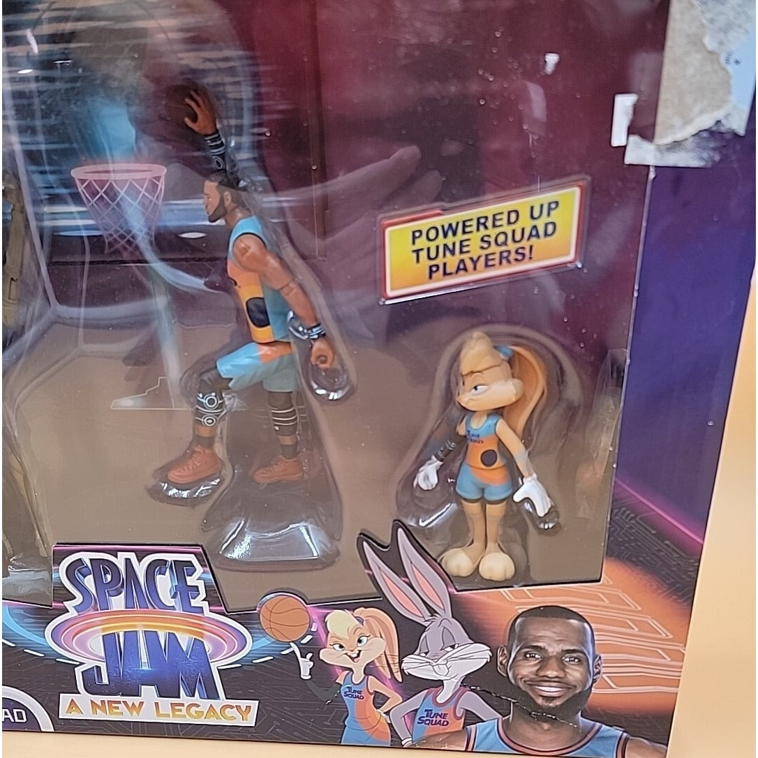 Space Jam A New Legacy Elite Tune Squad Four Figure Set Chronos LeBron James