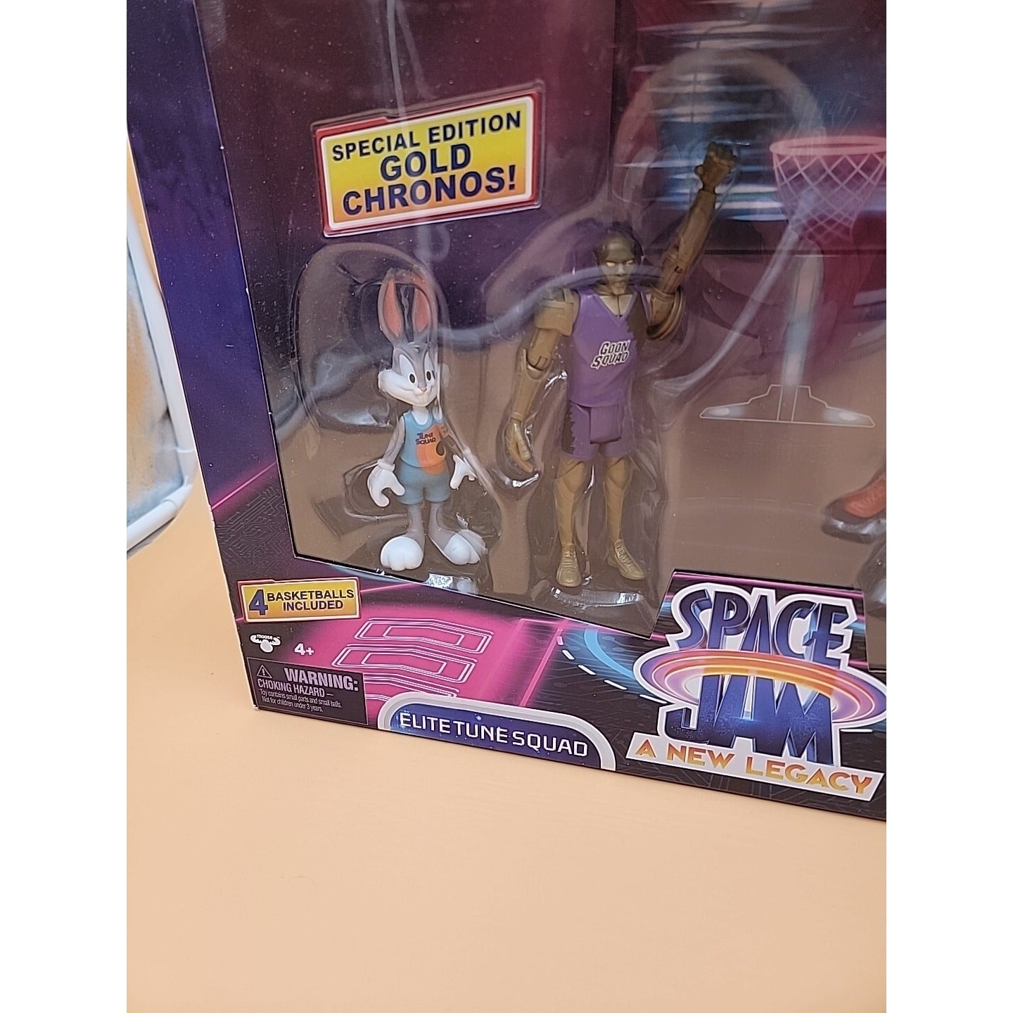 Space Jam A New Legacy Elite Tune Squad Four Figure Set Chronos LeBron James
