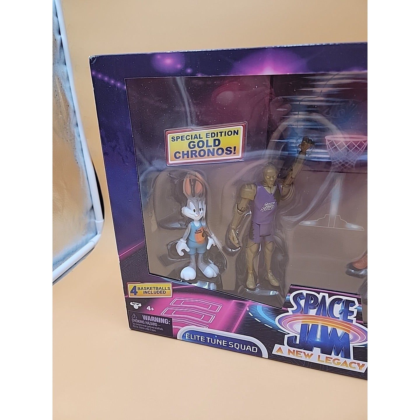 Space Jam A New Legacy Elite Tune Squad Four Figure Set Chronos LeBron James