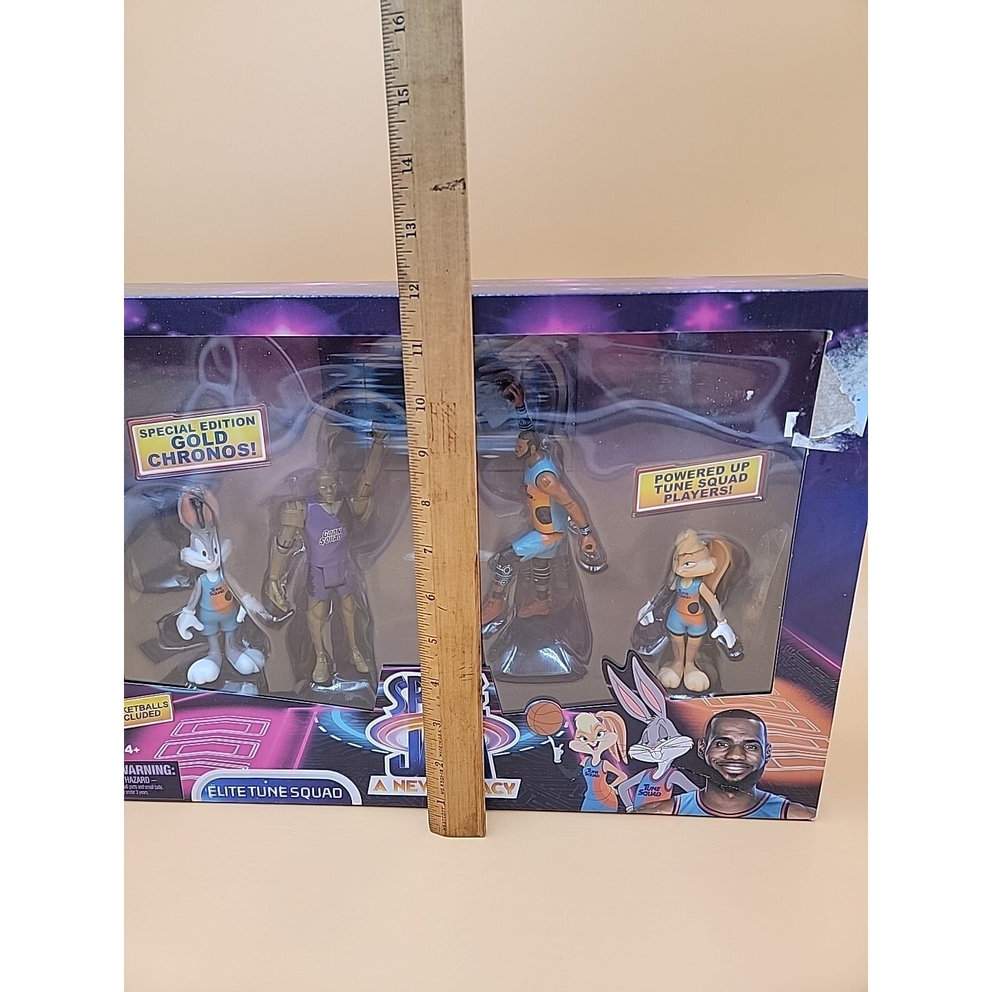 Space Jam A New Legacy Elite Tune Squad Four Figure Set Chronos LeBron James