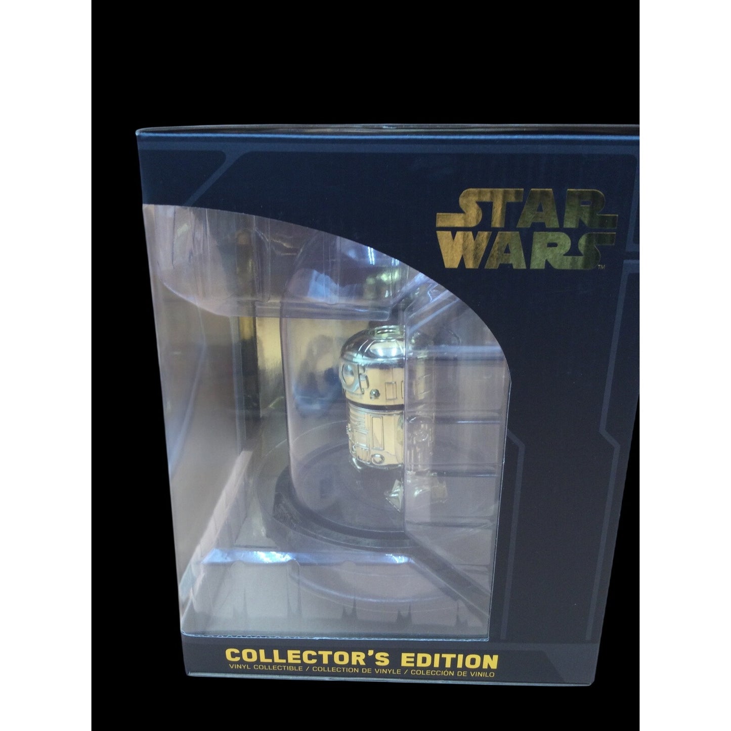 Funko Pop Star Wars Figurine R2-D2 Gold Chrome Collector's Hot Topic Exclusive