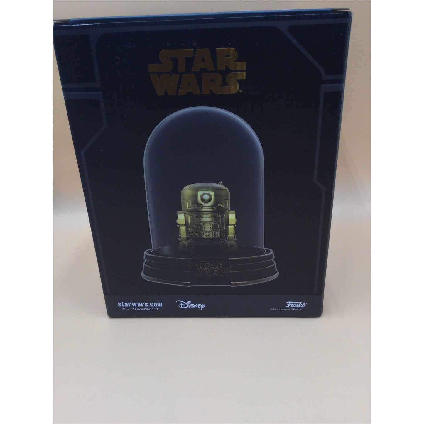 Funko Pop Star Wars Figurine R2-D2 Gold Chrome Collector's Hot Topic Exclusive