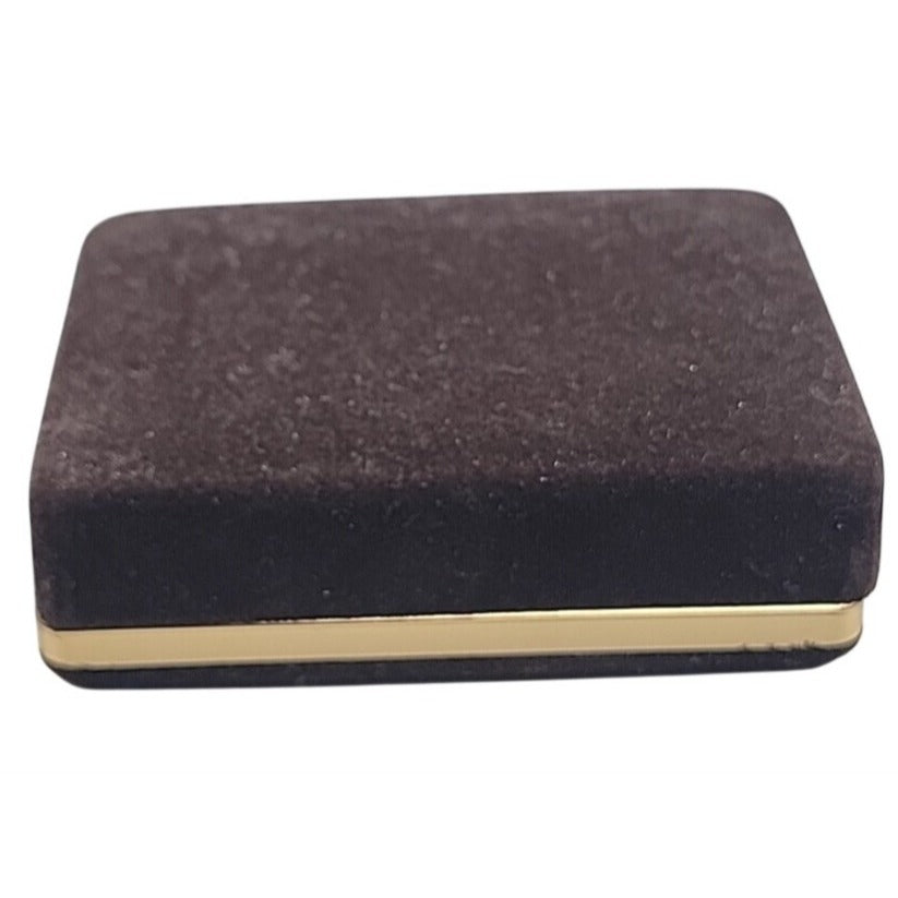 Vintage Christian Dior Cufflinks Two-Tone Gold Black Lacquer With Original Box