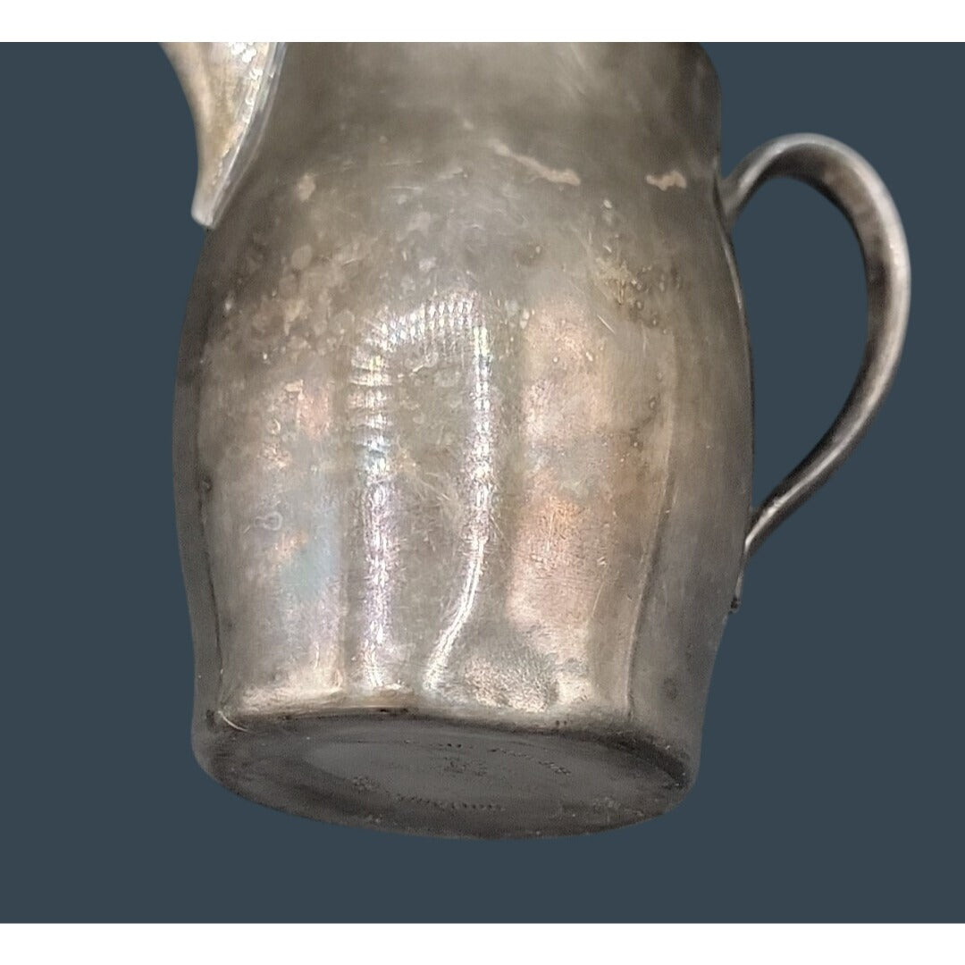 Vintage FB Rogers Silver Co Paul Revere Creamer Pitcher 1052 Silverplate 3.5"