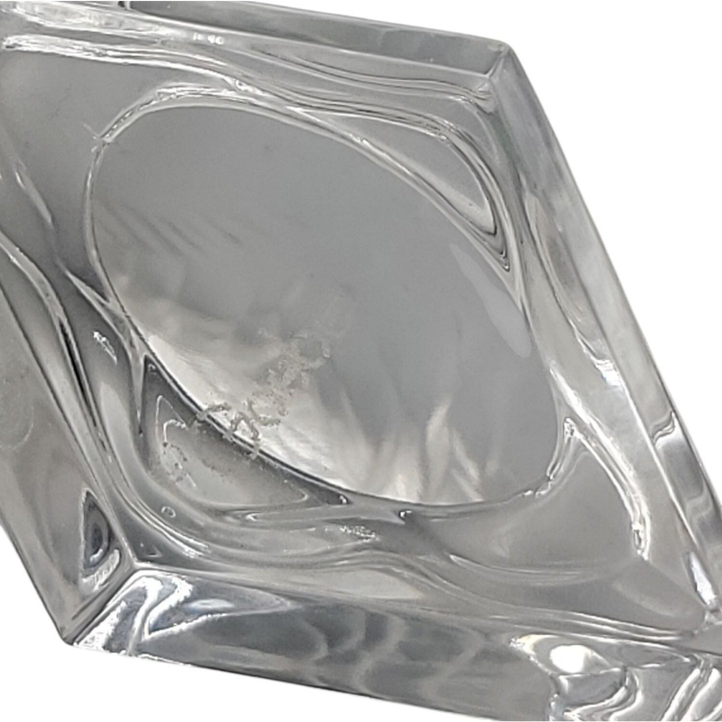 Goebel Crystal Collection Frosted Duck Figurine 1980s Made in Germany Vintage