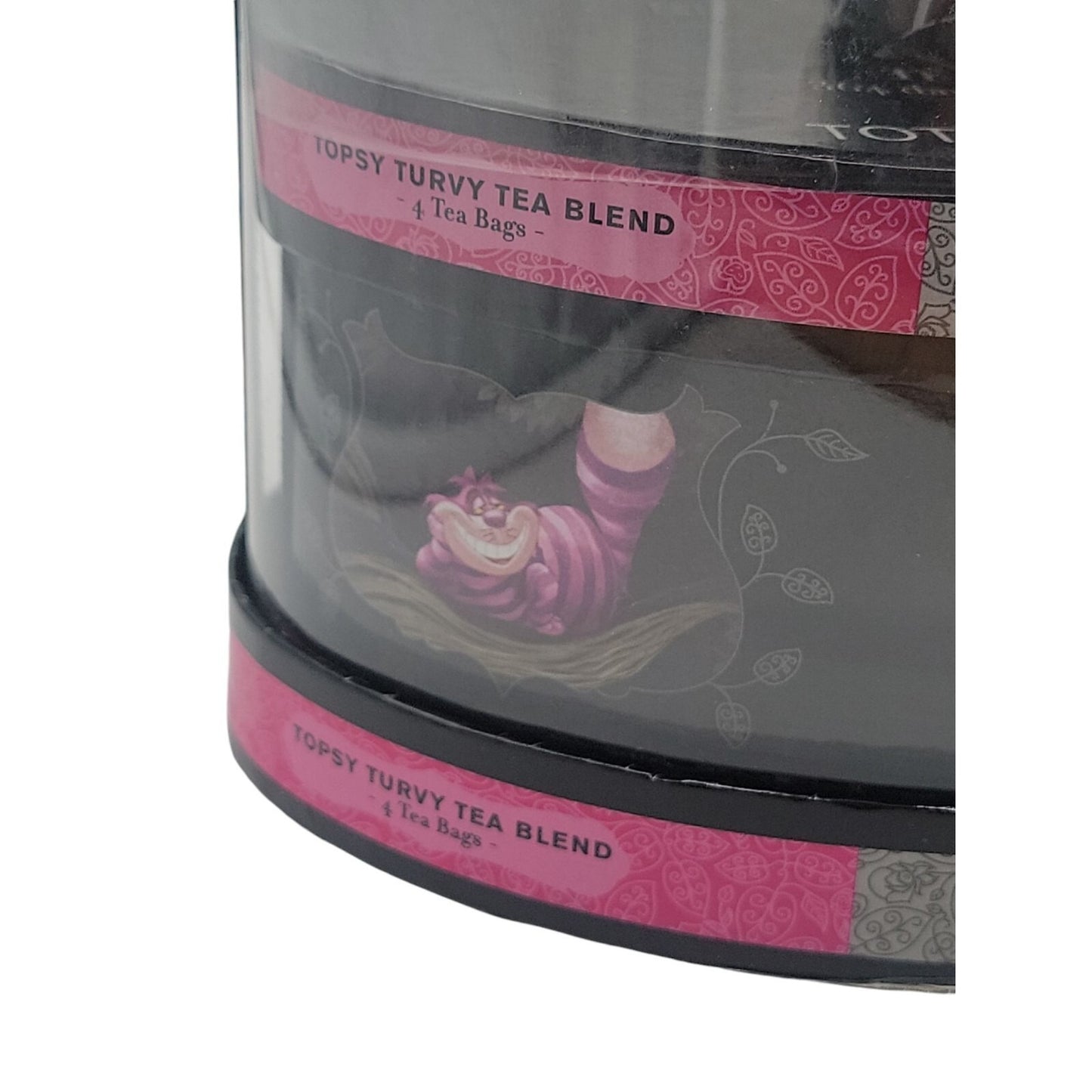 Disney Alice in Wonderland Tea Pot Mad Hatter & 364 Wonderland Tea Bags *RARE*